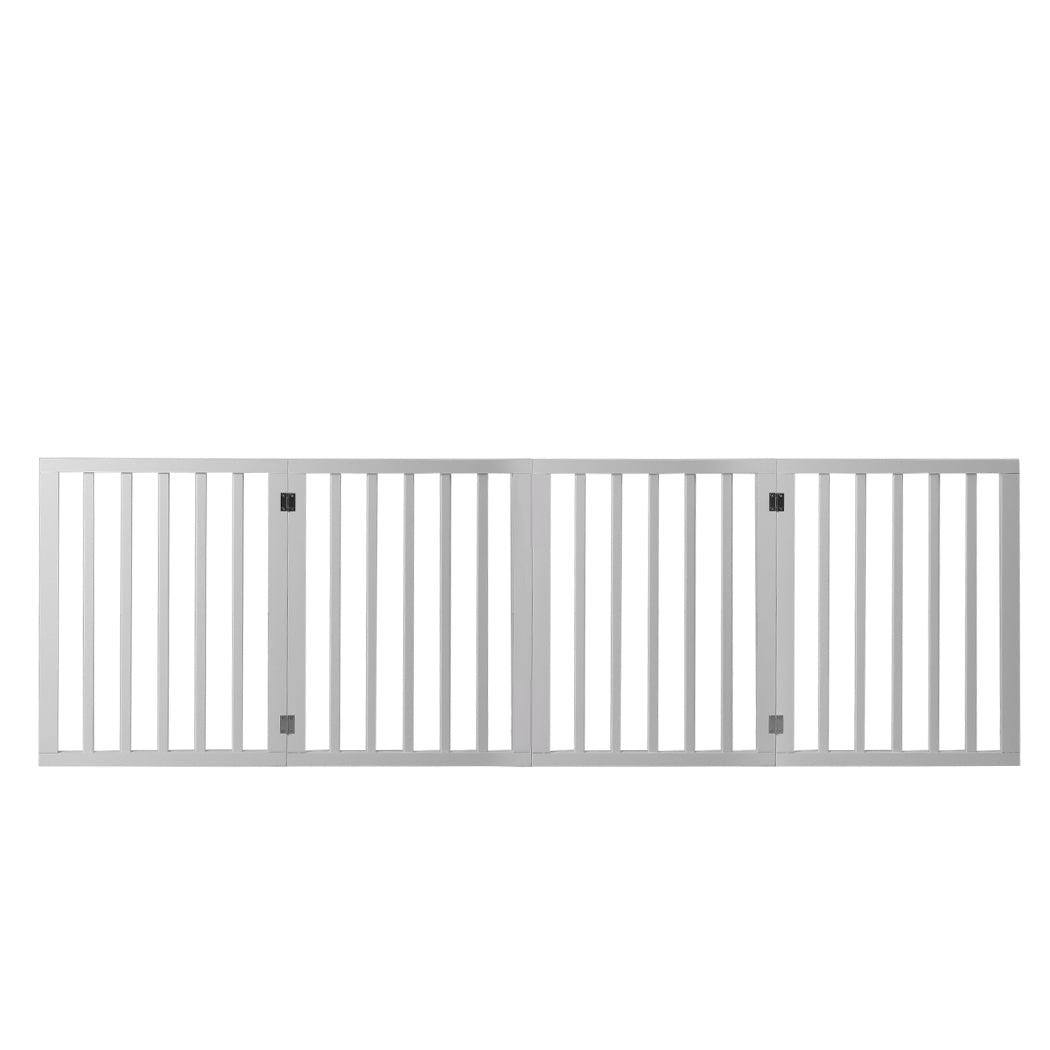 Pet Gate Dog Fence Retractable White 185Cm X 60.5Cm 1.8Cm Fences & Pens