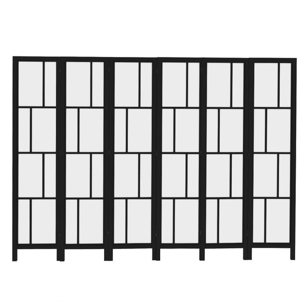 Levede 6 Panel Room Divider 170Cm Freestanding Screen Screens & Room Dividers