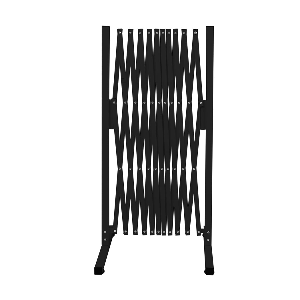 Garden Security Fence Gate Expandable Black Gates