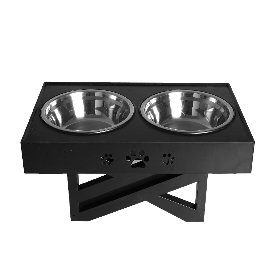Pawz Elevated Pet Feeder Food Water Dog Bowls