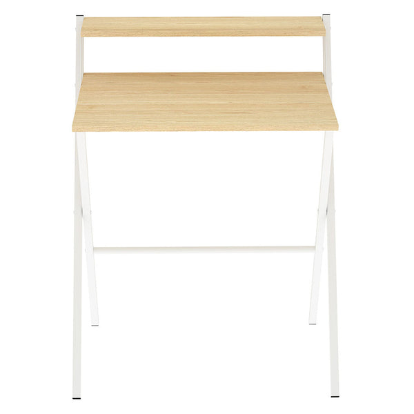 Levede Foldable Computer Desk Office Study Oak Home Office Desks
