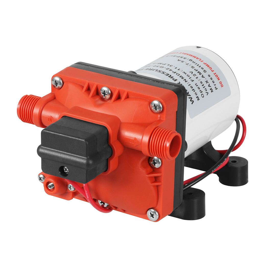 12V Water Pump High Pressure Fast Self Priming Water Pumps & Pressure Tanks