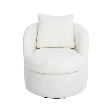 Levede Fleece Swivel Chair Chairs