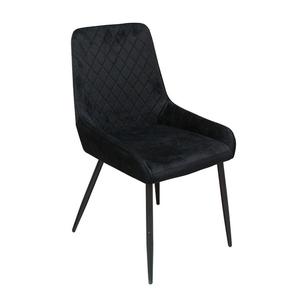 X 8 Padded Seat Soft Velvet Dining Chairs