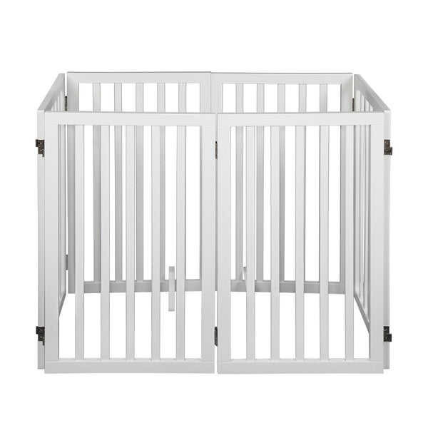 Pawz Pet Gate Dog Fence Safety White 10 Pack Fences & Pens