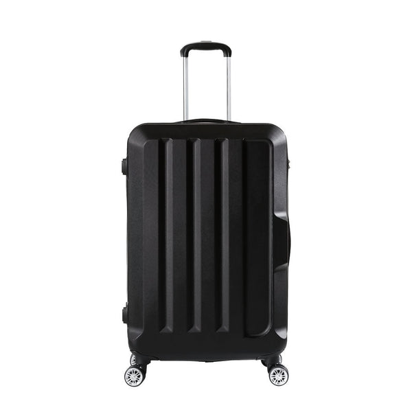 Slimbridge 20" Travel Luggage Lightweight Black Inch Suitcases