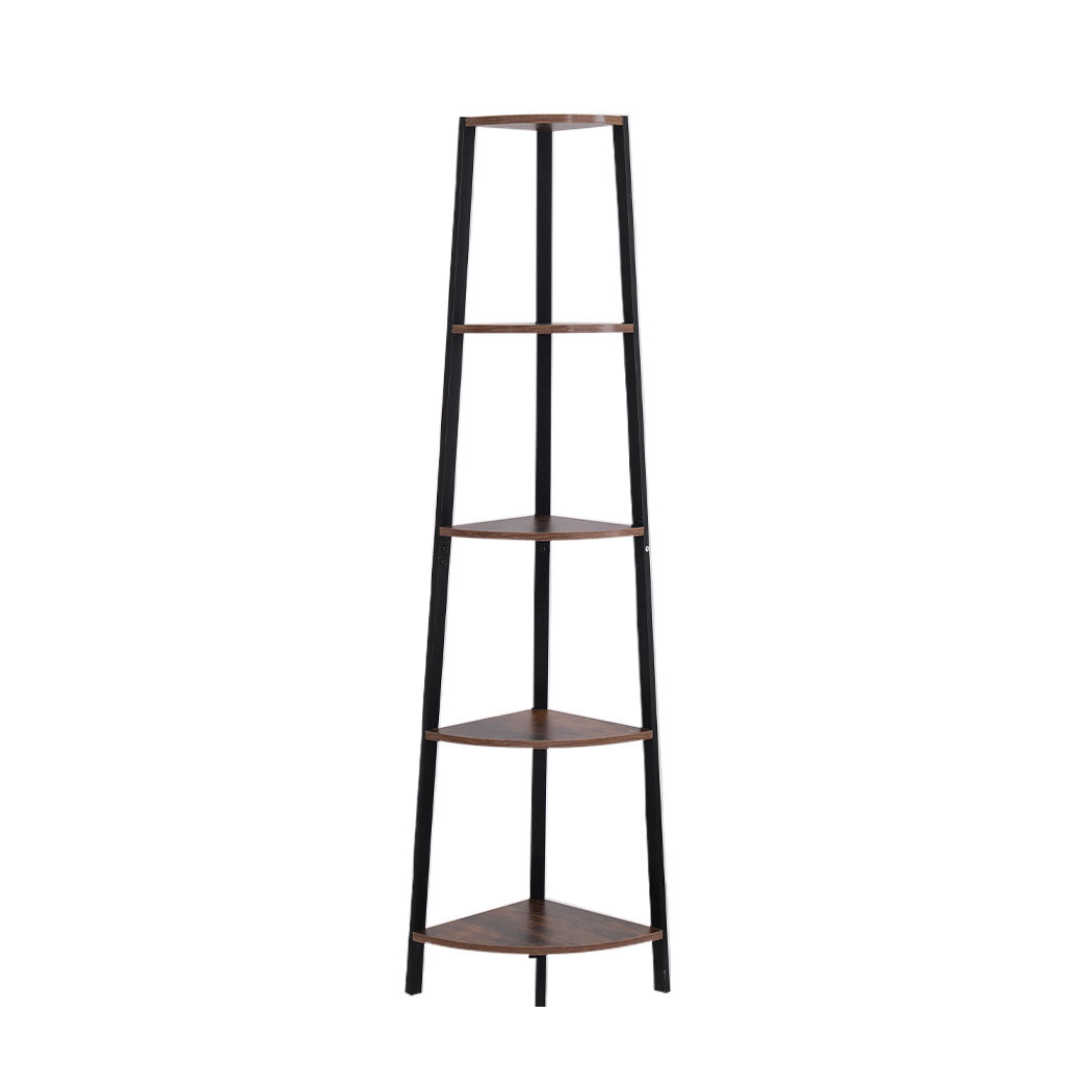 Levede 5 Tier Corner Shelf Bookshelves