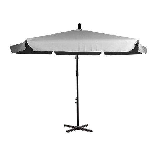 Mountview 3M Cantilever Umbrella Outdoor Grey Without Base Patio Umbrellas