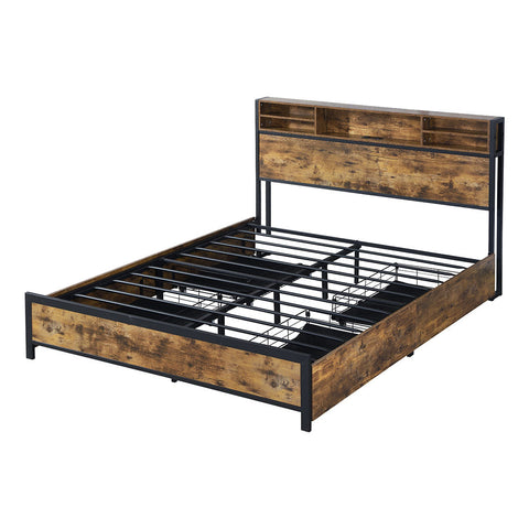 Levede Queen Size Bed Frame Modern Durable Base For Comfortable Sleep And Bedroom Style Queen Bed Frames