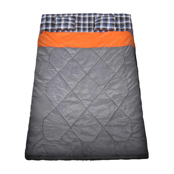 Mountview Double Sleeping Bag Bags Outdoor Sleeping Bags