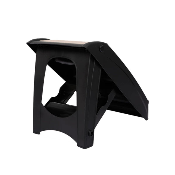 Pawz Pet Ramp Indoor Dog Steps Stair Black Pet Transport