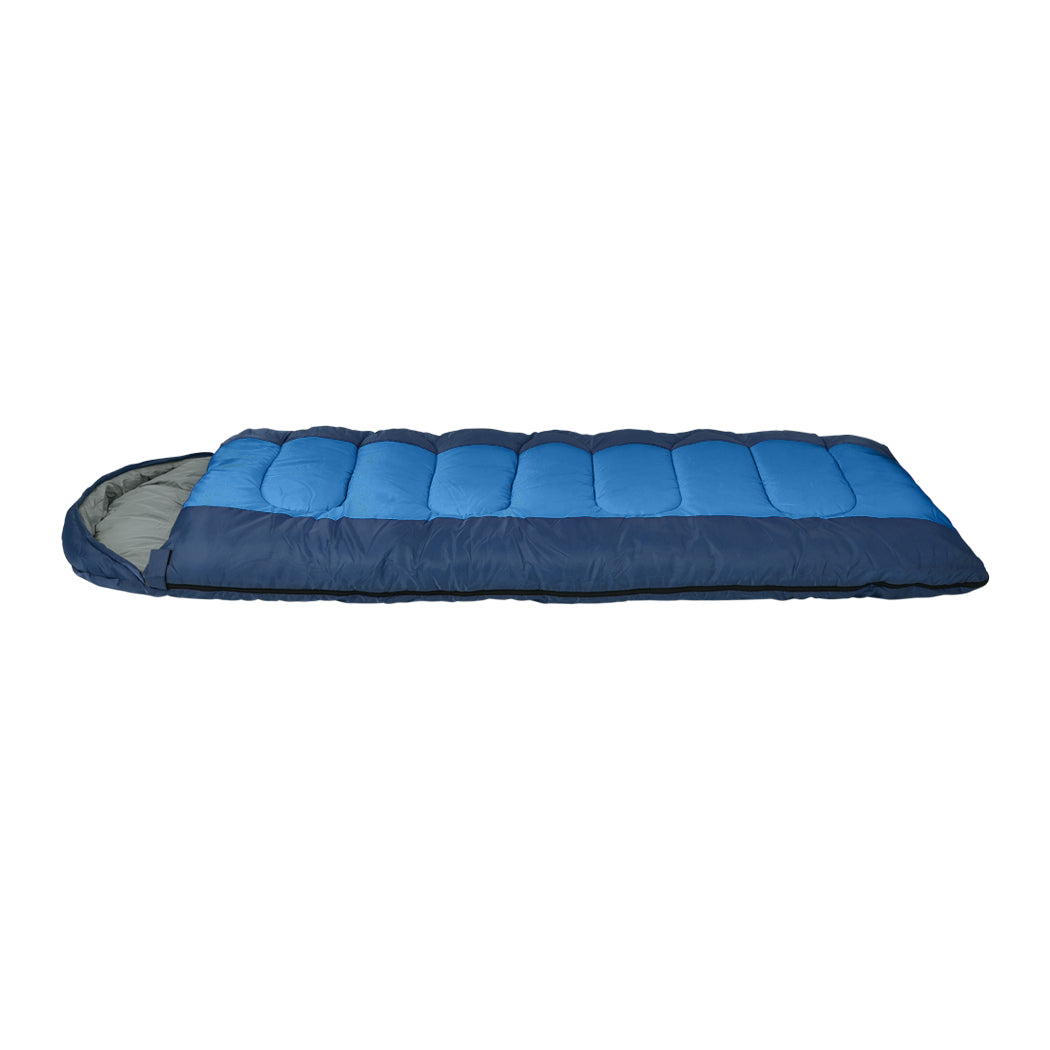Mountview Sleeping Bag Outdoor Camping Blue Sleeping Bags