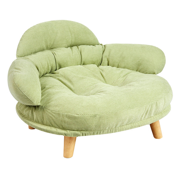 Pawz Elevated Pet Dog Cat Sofa Bed Couch L Size Green Pet Beds