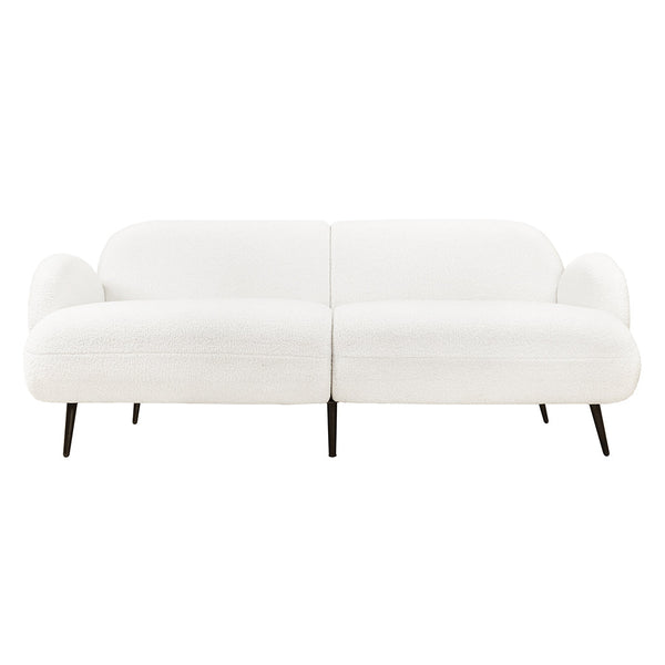 Levede Cloud Sofa 3 Seater Sherpa Fleece White Cozy Living Room Seating Sofas Armchairs & Couches