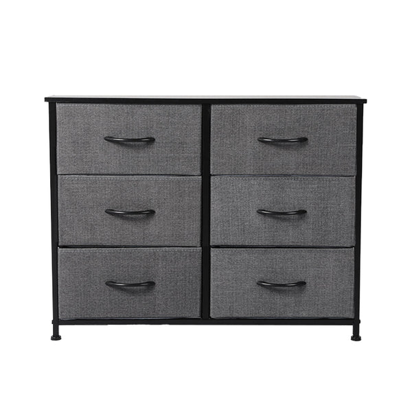 Levede Storage Cabinet Tower Chest Dark Grey Cabinets & Cupboards