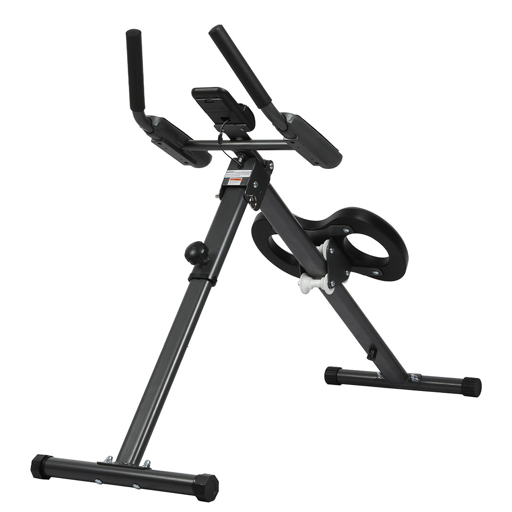Centra Foldable Adjustment Ab Machine Black Abdominal Machines