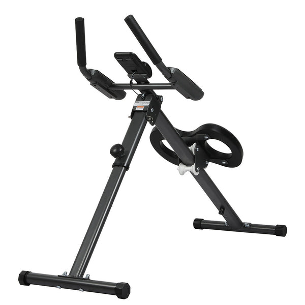 Centra Foldable Adjustment Ab Machine Black Abdominal Machines