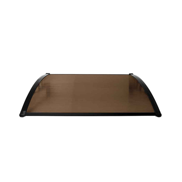 Mountview Door Awning Outdoor 1M X 1.2M Brown 1X1.2M Awning & Canopy Parts