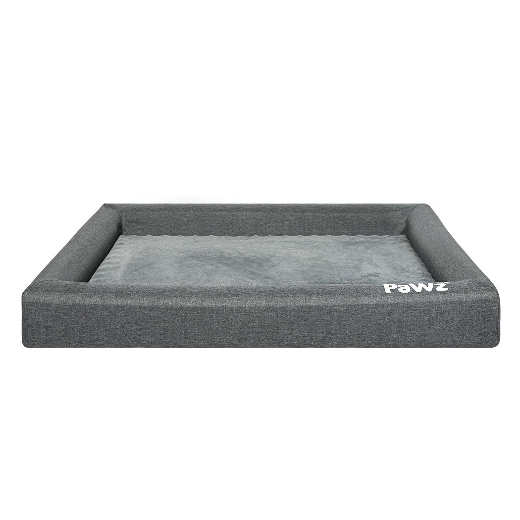 Pawz Memory Foam Pet Bed Calming Dog L Large Comfort And Support For Relaxed Sleep Pet Beds