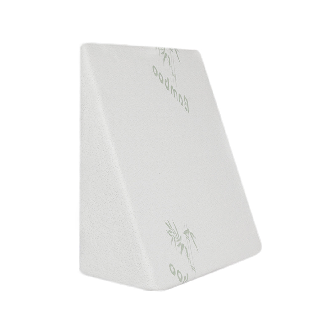 Dreamz Wedge Pillow Memory Foam White 25 Pillows