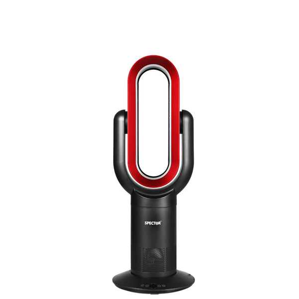 Spector Bladeless Fan Cooler Heater Red Portable Fans