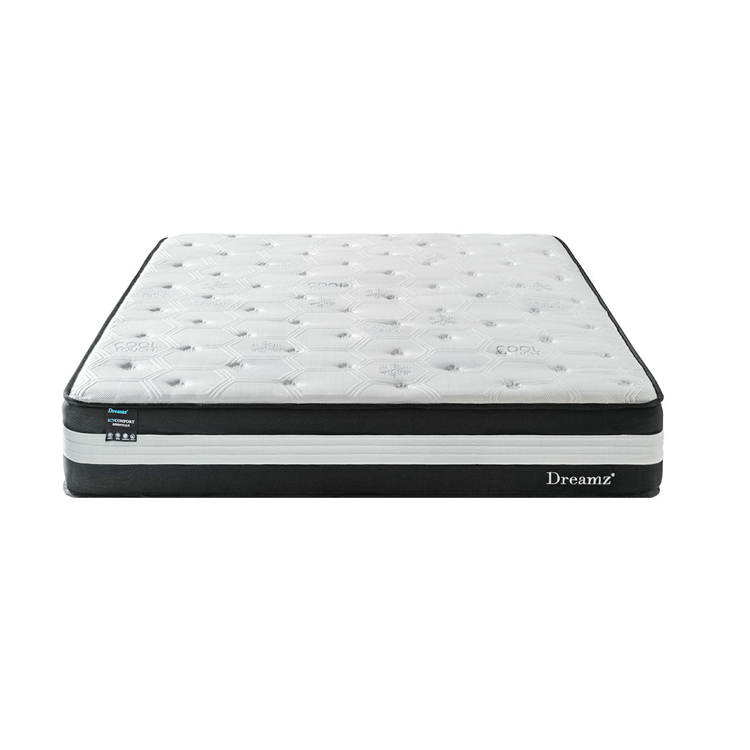 Dreamz Double Cooling Mattress 5 Zone 25Cm Mattresses