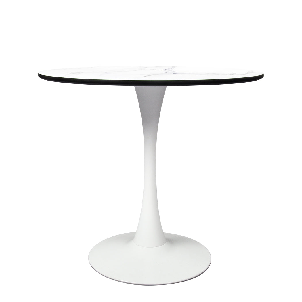 Levede Modern Dining Table For 4 With White Finish Ideal Kitchen Or Room Space Dining Tables