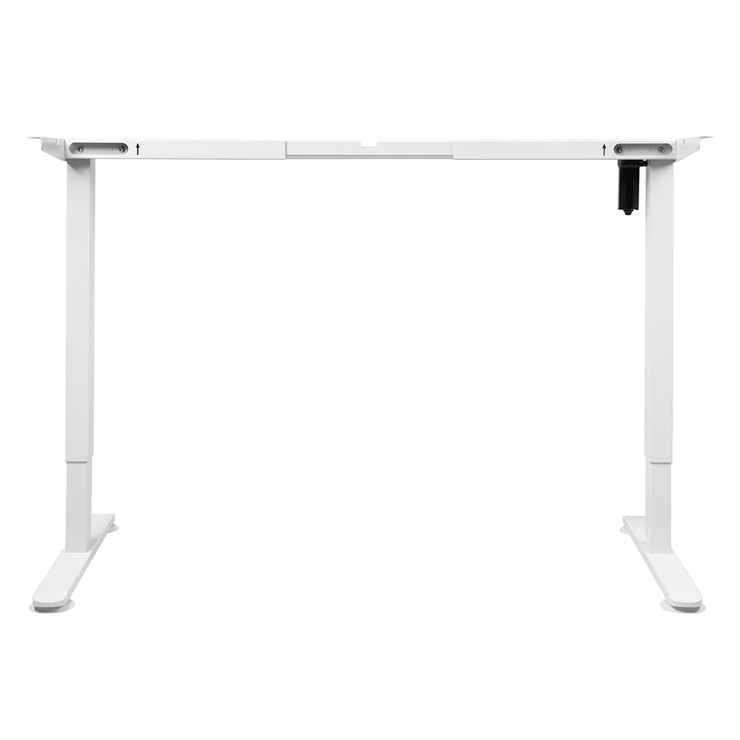 Levede Motorised Standing Desk Frame White Single Standing Desks