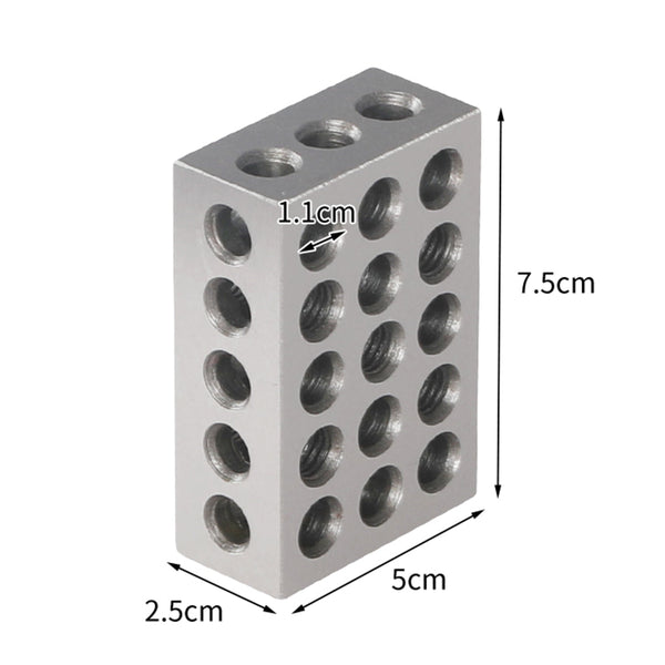Traderight 1 2 3 Precision Machining Blocks Hardened Steel Drill Attachments
