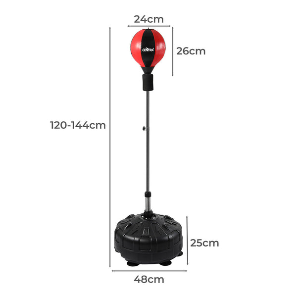 Centra Boxing Punching Bag Speed Ball Free Standing Reflect Reaction Training Punching Bags