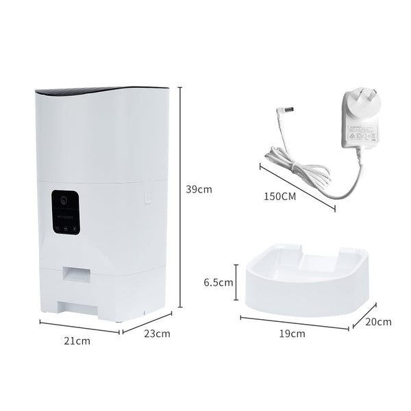 Pawz 9L Auto Pet Feeder Automatic Camera Remote Feeding And Monitoring For Pets Dog Automatic Feeders