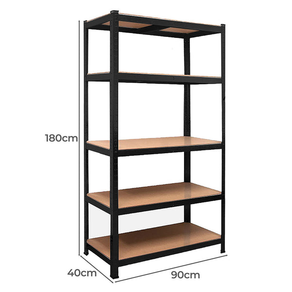 Traderight Large Garage Shelving Unit 1.8M Heavy Duty Metal Storage Rack Other Tool Storage
