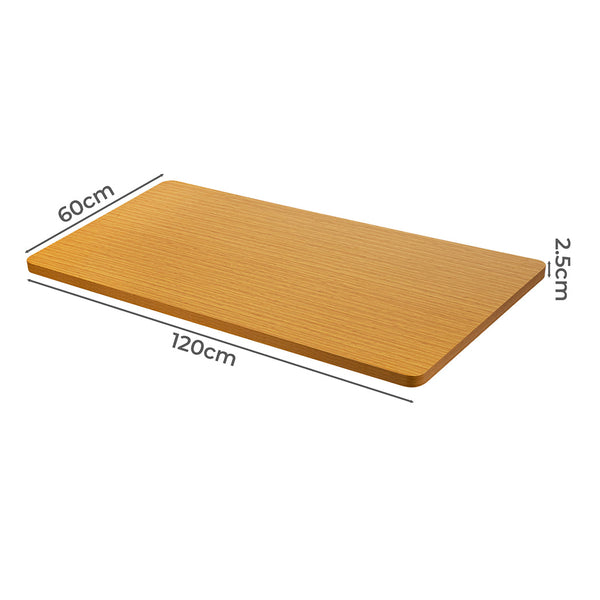 Levede Motorised Desktop 120X60cm Natural Wood For Ergonomic Office Or Home Use Home Office Desks