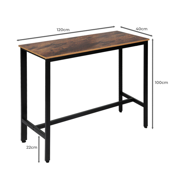 Levede High Bar Table Retro Industrial Bar Tables