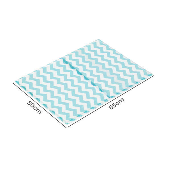 Pawz Pet Cooling Mat Blue Pet Beds