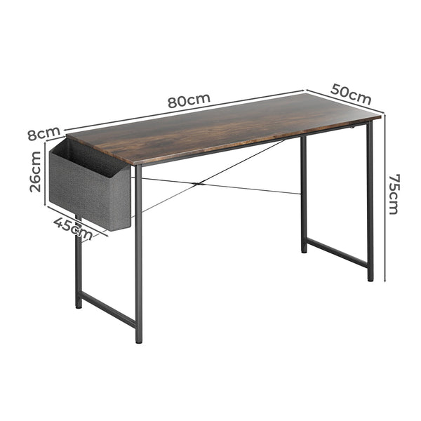 Levede Computer Desk Study Table Storage 80Cm Home Office Desks