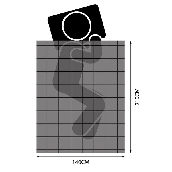Dreamz 500Gsm All Season Goose Down White Queen Doonas