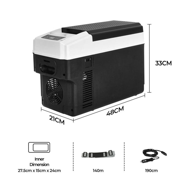 Spector Car Fridge 12V Mini Refrigerator Freezer Camping Travel Cooler Portable Fridges