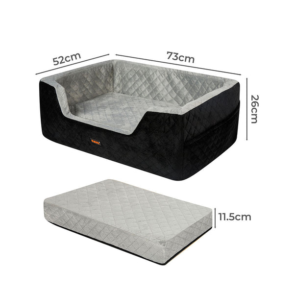 Pawz Dog Car Booster Seat Belt Pet Safe Protector Travel Bed Pet Transport