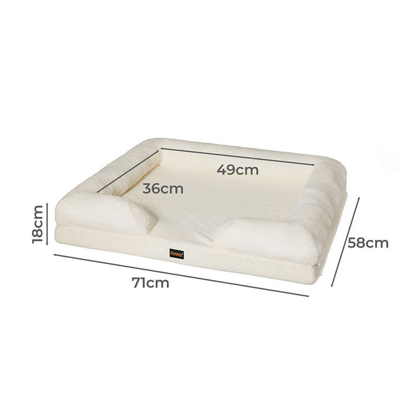 Pawz Memory Foam Pet Sofa Bed Pet Beds