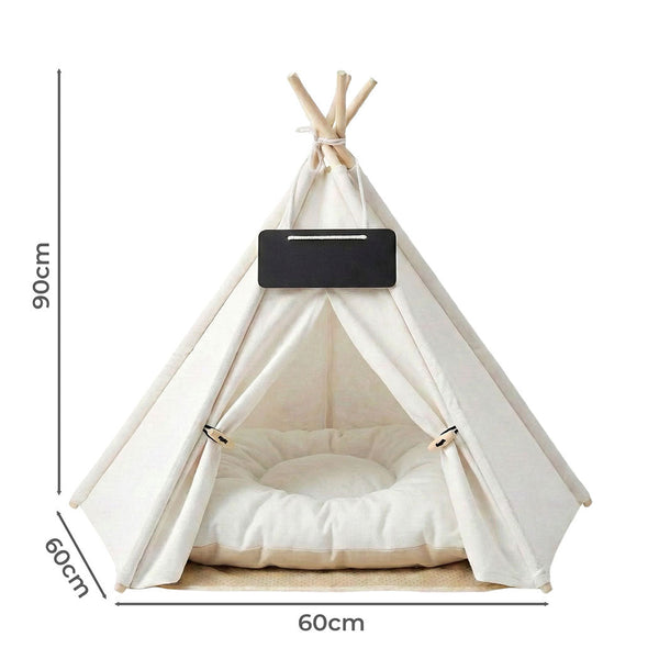 Pawz Pet Tent Dog Bed With Washable Cushion For Small Pets Pet Beds