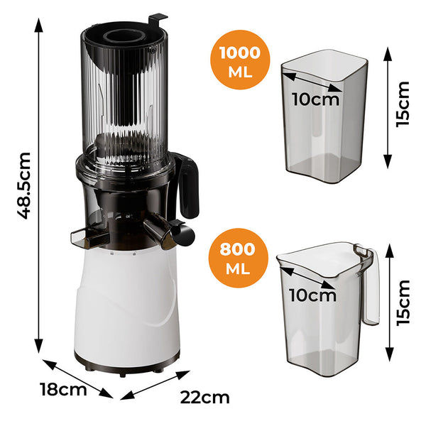 Spector Electric Cold Press Juicer Whole Fruit Juicers