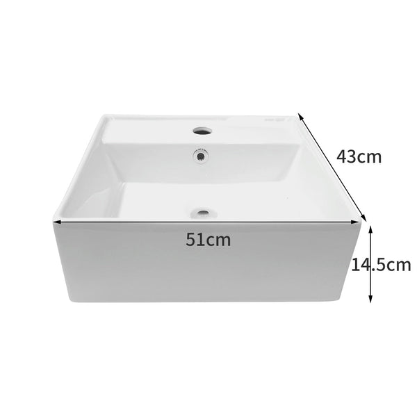 Ceramic Basin Bathroom Wash Counter Countertop Sink For Bathroom Cabinets