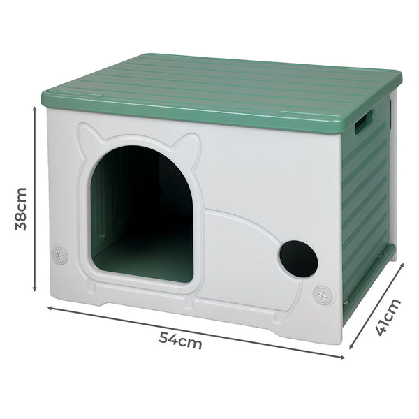 Pawz Outdoor Indoor Dogs Kennel Plastic Puppy Pet House Dog Kennels