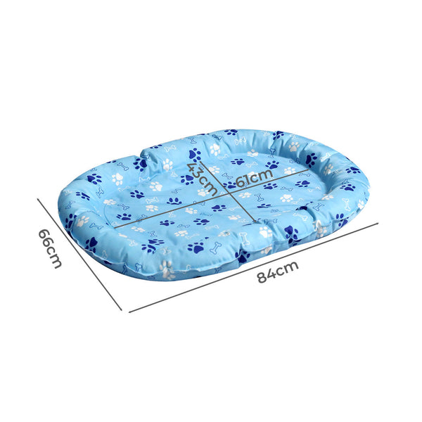 Pawz Pet Cooling Mat Blue Pet Beds