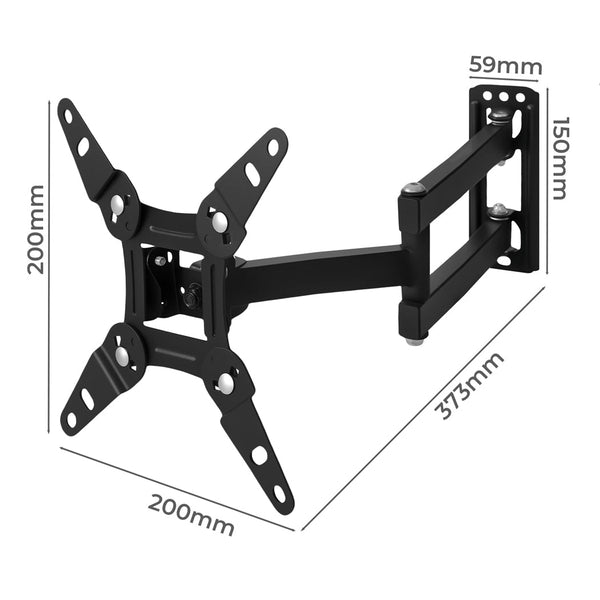 Levede Full Motion Swivel Tilt Tv Wall Mount Bracket Tv Stands & Mounts