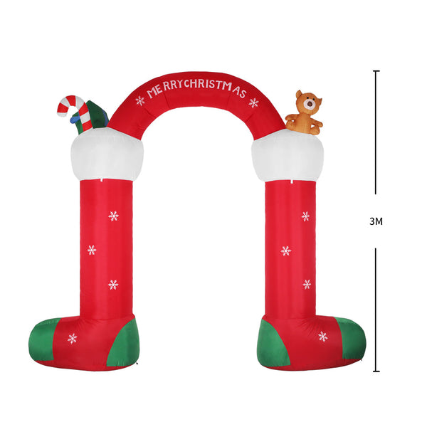 Santaco Christmas Inflatable Decor Stocking Inflatables