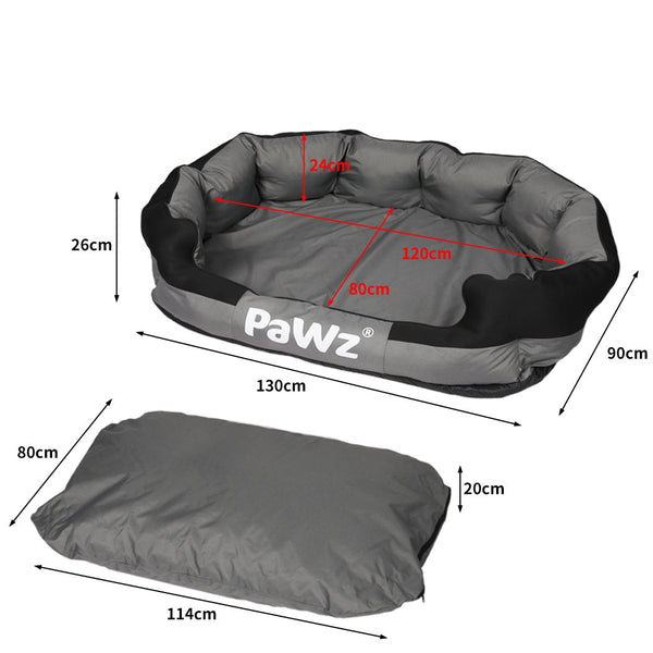 Pawz Waterproof Pet Dog Calming Bed X Large Pet Beds