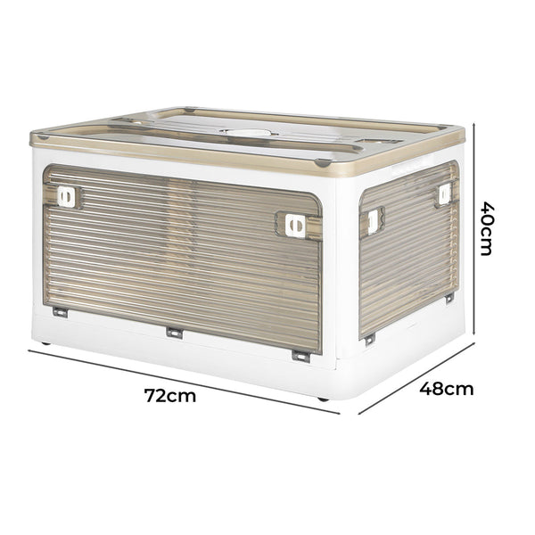 Storage Box Plastic Stackable Container L Large Storage Boxes