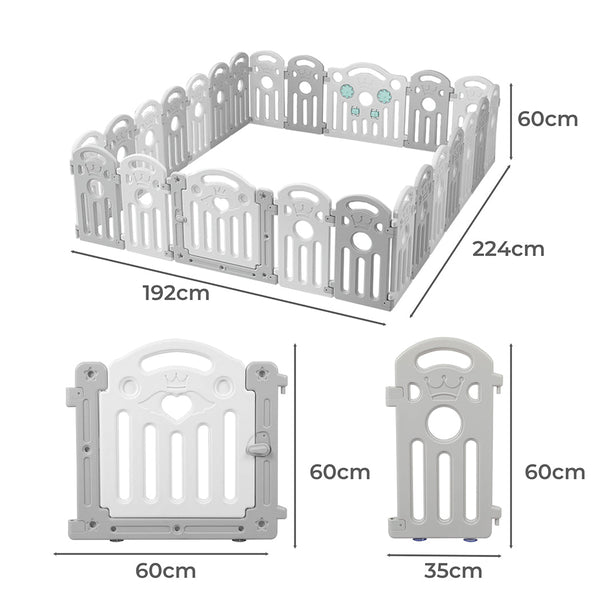 Bopeep Kids Playpen Little One Safety Gate Baby Playpens